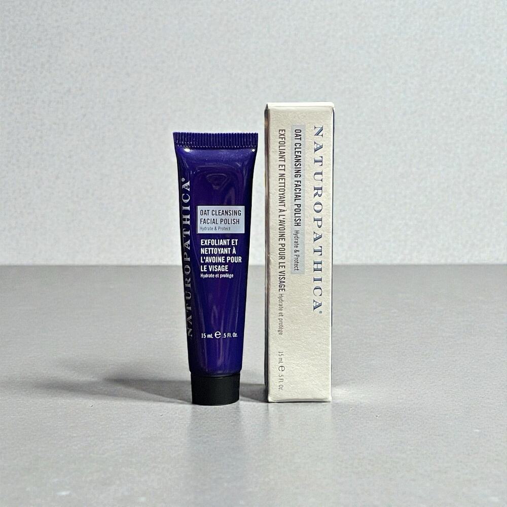 Naturopathic Oat Cleansing Facial Polish .5 Oz New In Box